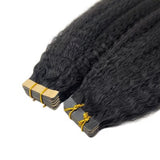 Kinky Curly  Straight  Tape in