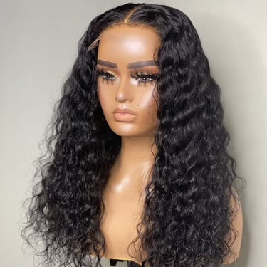 Hd closure wig Deep wave