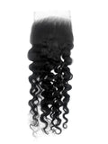 Raw hair wave/curly Closure