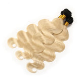 Ombre #1B/613 Blonde Body Wave Human Hair Bundles