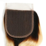HD #1B613 Body Wave Closure Human Hair Blonde  HD Closure