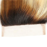 HD #1B613 Body Wave Closure Human Hair Blonde  HD Closure