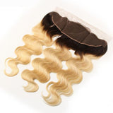 #1B613 Body Wave Frontal Human Hair Blonde  HD Frontal