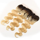 #1B613 Body Wave Frontal Human Hair Blonde  HD Frontal
