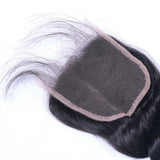 Loose Wave Virgin Human Hair Natural Black HD Closure