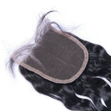 HD Natural wave Virgin Human Hair Natural Black Closure