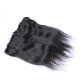 Straight Virgin Human Hair Natural Black HD Frontal
