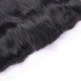 Straight Virgin Human Hair Natural Black HD Frontal