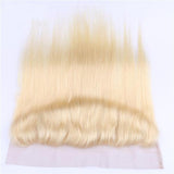 HD #613 Straight Frontal Human Hair Blonde  HD Frontal