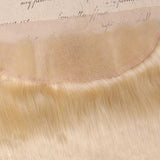 HD #613 Straight Frontal Human Hair Blonde  HD Frontal