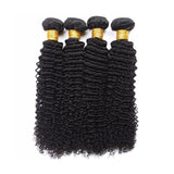 spanish  Curly Virgin Human Hair Natural Black Bundles