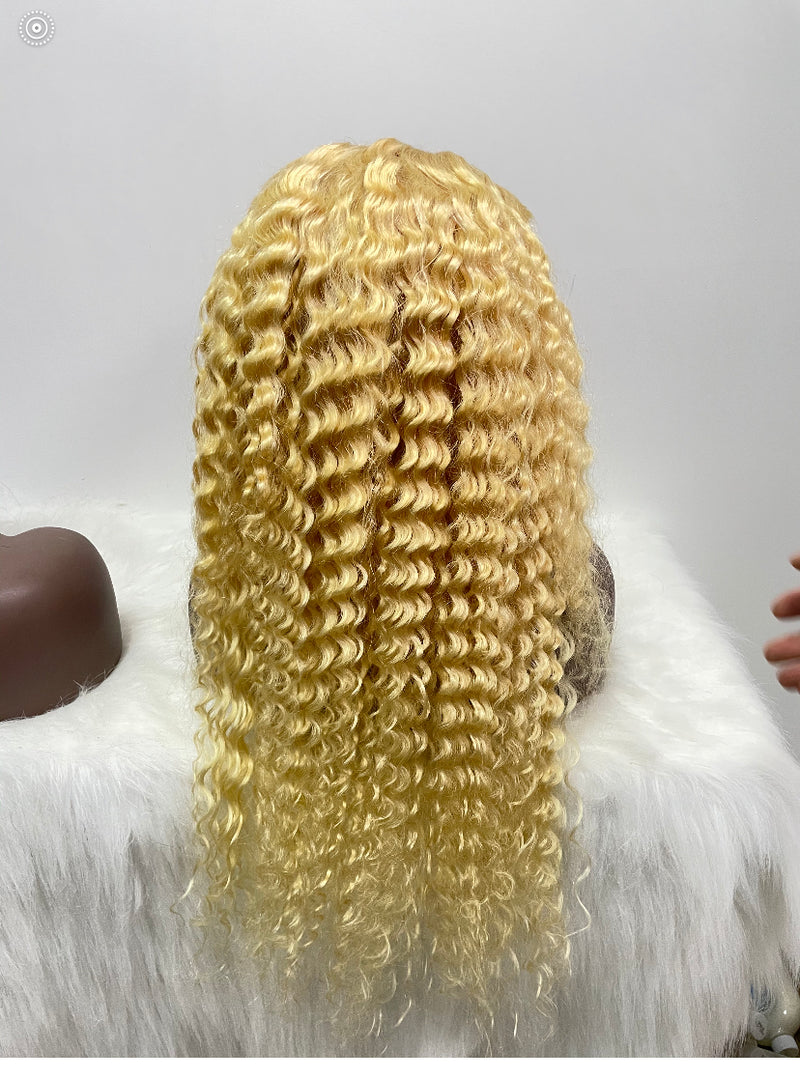 613 Blonde Deepwave Wig